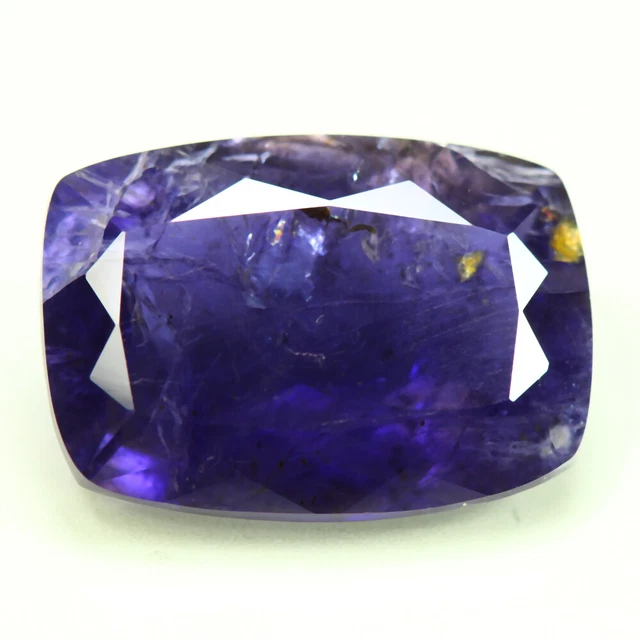 6.78 Cts_Unique Gemstone_100 % Natural Unheated Purplish Blue Iolite_Srilanka