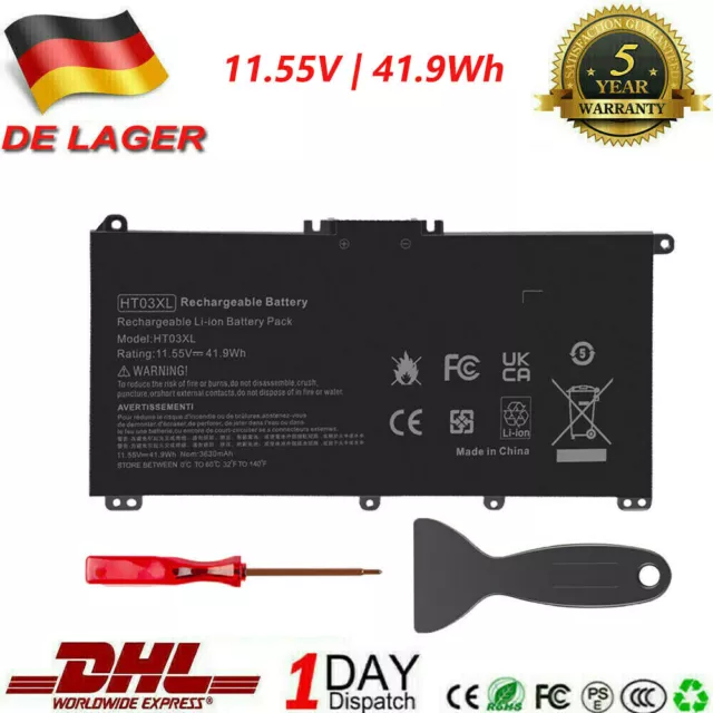 Akku für HP HT03XL HP 240 245 250 255 G7 348 G5 HP Pavilion 14,15,17 L11119-855