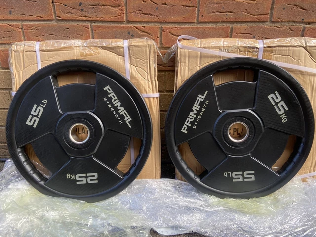 Rubber Coated Push Up Board In Grip Cast Iron Barbell Plates