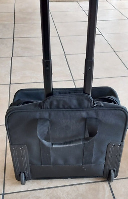 Tumi 2201D3 Black Ballistic Nylon 17” Rolling Wheeled Laptop Briefcase Luggage 2