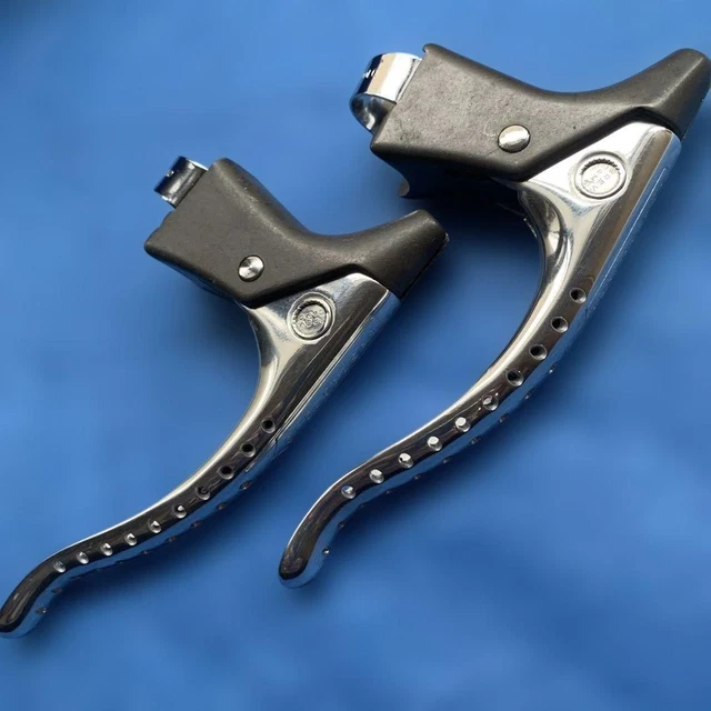 Campagnolo Leva Freno Bianca | Cappa Gomma Con Logo Scudo | Accessorio Rennrad