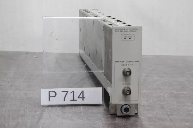 AGILENT HP 70902A PLUG-IN IF SECTION RES. BW 10Hz to 300KHz # P714 stv