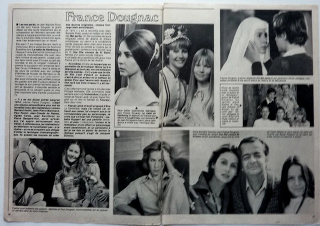 FRANCE DOUGNAC = Coupure De Presse Rare 3 Pages 1977 / French Clipping