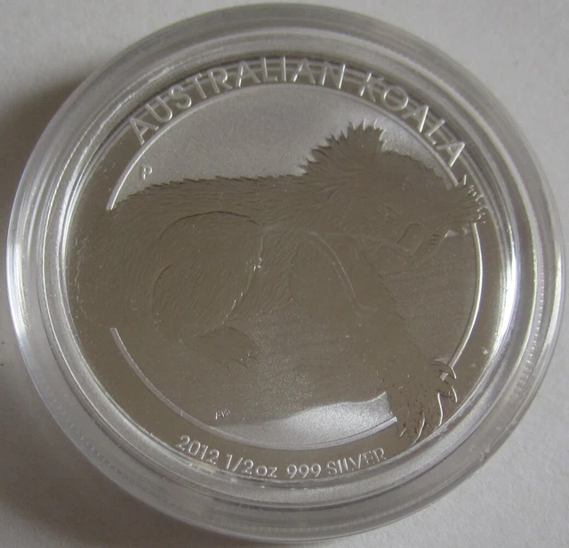 Australia 50 Cents 2012 Koala 1/2 Oz Silver
