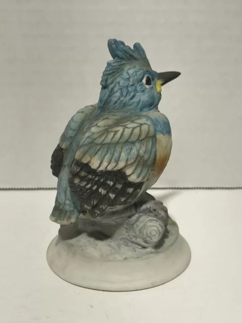 Kelvin Fine China Kingfisher Baby Blue Bird 943 Figurine Hand Painted Vintage 2