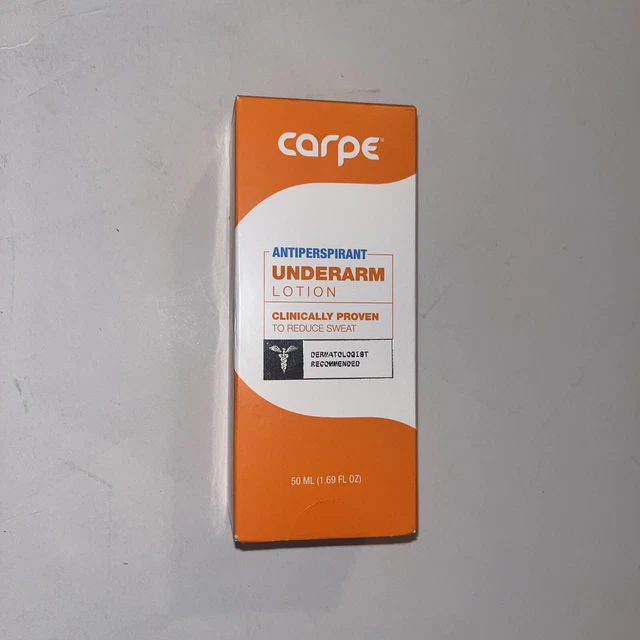 CARPE ANTIPERSPIRANT UNDERARM Lotion Clinical strength Dermatologist