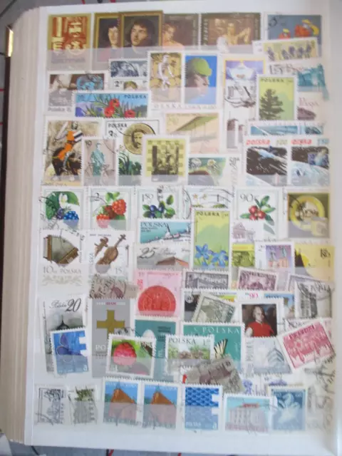 Lot de  timbres "POLOGNE" oblitérés+ cadeau pour 2 lots de mes ventes