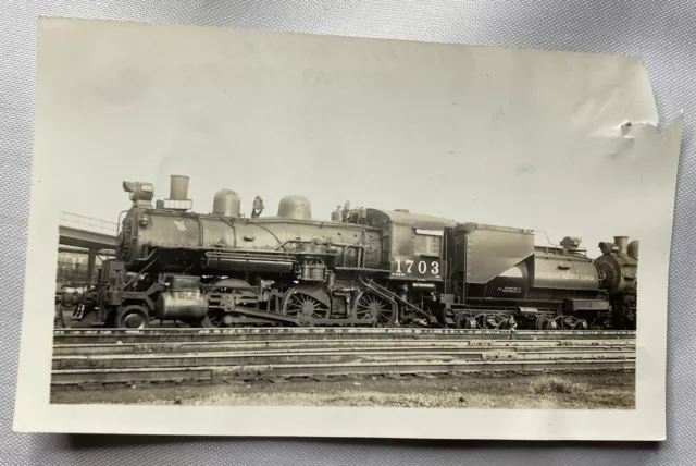 Vintage Photograph 1900’s Locomotive Train 1703 Southern Pacific Lines B&W