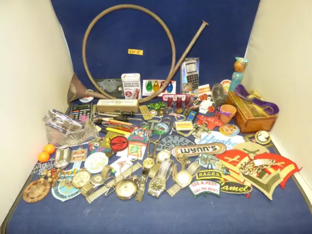 Vintage Junk Drawer Lot 130+ Items (Lot E)