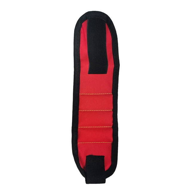 Wrist Tool Holder Magnetic Work Wristband Good Toughness 3 Rows For Holding