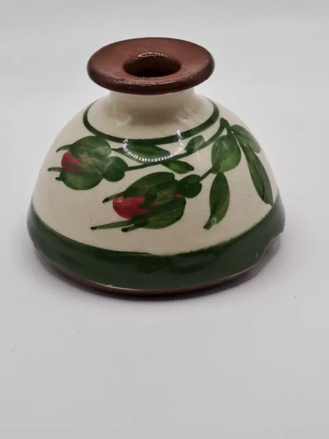 Rare Torquay Pottery Scent Bottle Roses