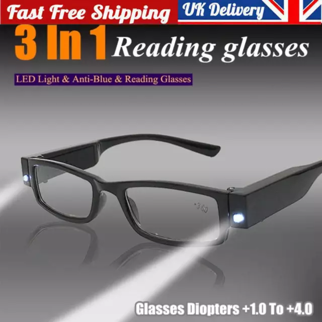 Magnifying Glasses  Loupes 180% Magnifier Glasses With Led Light Reading Sewing