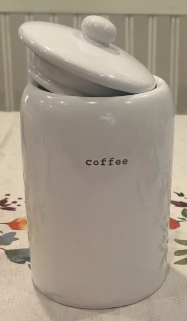 pottery barn white ceramic kitchen storage & orga