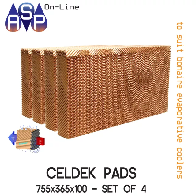 Bonaire Celdek Filter Pads - #Cel53 - (Set Of 4)