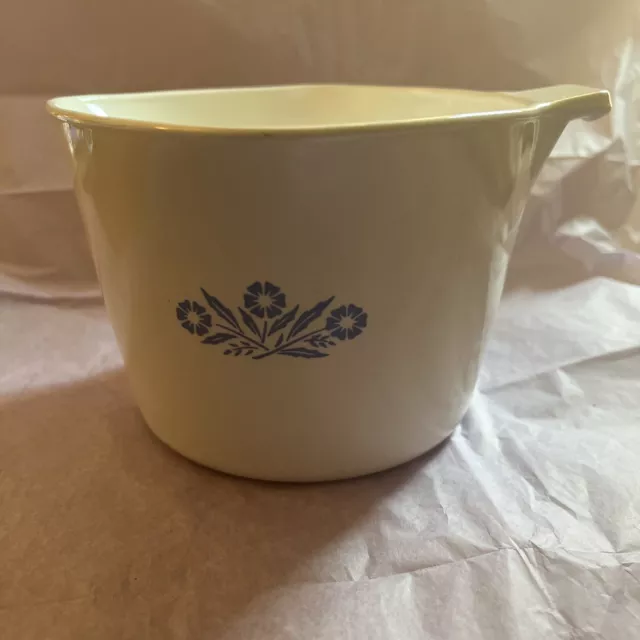 Corning Ware Blue Cornflower P-55-B 1 Quart Measuring Cup & Sauce Maker Bake Mix