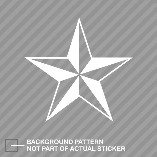 Nautical Star Sticker Decal Vinyl