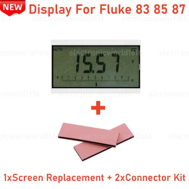 For Fluke 83 85 87 TrueMRS Portable Digital Multimeter LCD Display Screen Repair