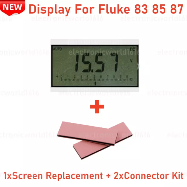 For Fluke 83 85 87 TrueMRS Portable Digital Multimeter LCD Display Screen Repair