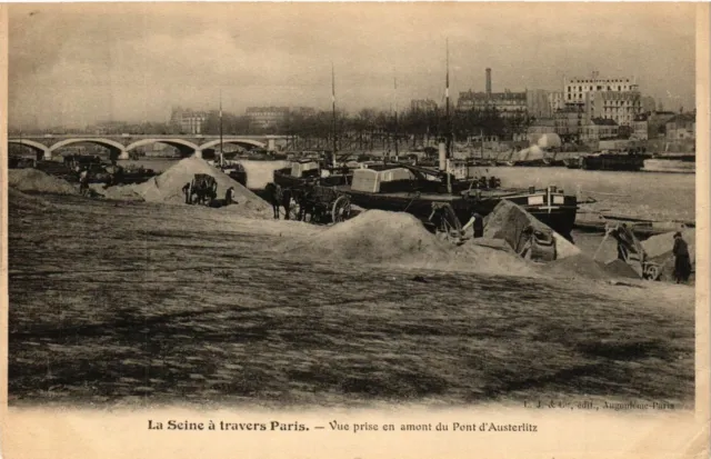 CPA La Seine a travers de Paris. vue prise en amont du Pont Austerlitz (577810)