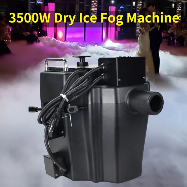 Dry Ice Fog Machine 3500W Low Lying Fog Machine Stage Party Effect Wedding Event
