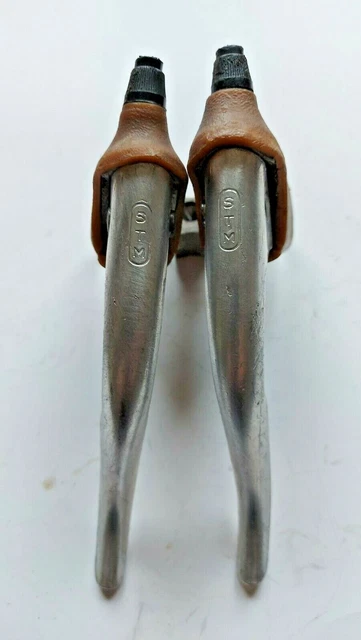 Paire d'étriers de freins avant et arrière CLB vélo course vintage