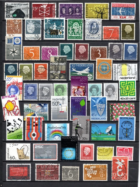 PAYS BAS timbres oblitérés  (2scans) 2