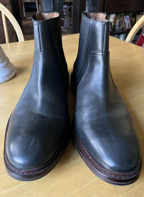 MEN’S COLE HAAN Williams Welt Chelsea II Dark Gray Leather Boot 11 £62. ...