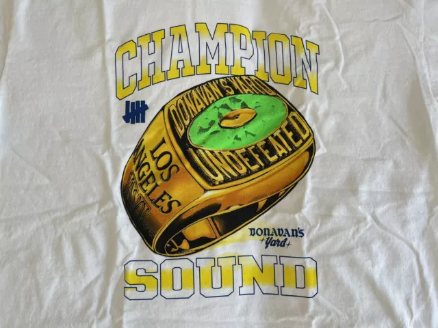 Undefeated X Donavan’s Yard Super Bowl Champions Sound Tshirt Shirt XL Brand New