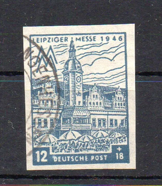 0050# Allied occupation SBZ province of Saxony, Mi.N. 163Bx, stamped