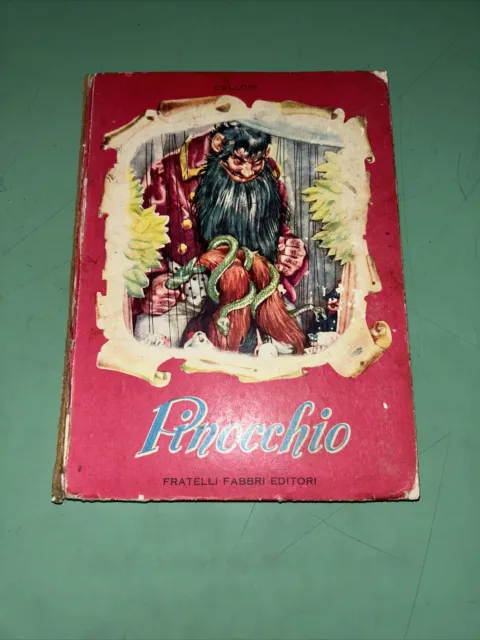 Libro Illustrato Pinocchio Collodi Fabbri Editori 1955