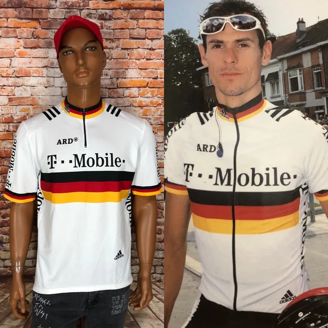 Erik Zabel Andreas Kloden 2004 World Champion Cycling Jersey Germany ARD TMobile Erik Zabel Andreas Kloden 2004 World Champion Cycling Jersey Germany ARD TMobile