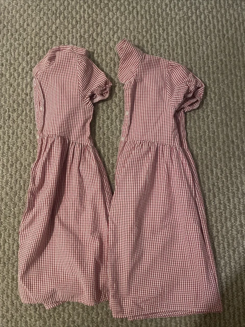Asda red sales gingham school dress
