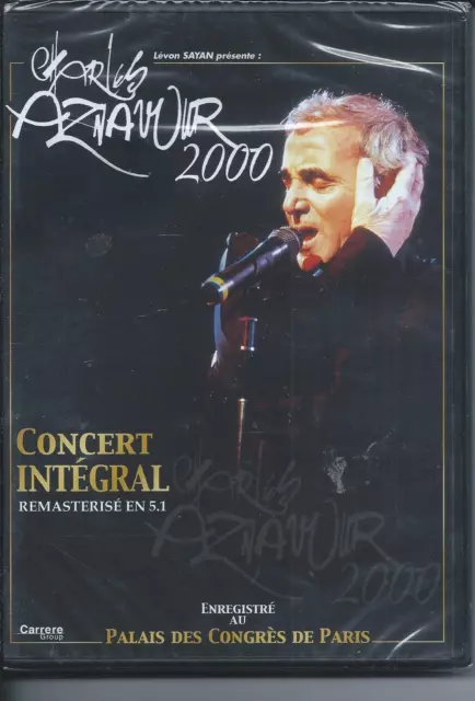 DVD Charles Aznavour Palais des Congrès de Paris Neuf sous cellophane