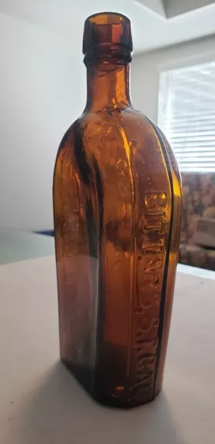 Yerba Buena Bitters Bottle 1 Inch Crack In top.