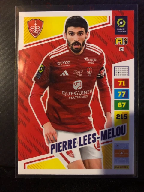 Carte De Collection Adrenalyn Signée - Joueur LEES-MELOU - OGC Nice Ligue 1 - Football