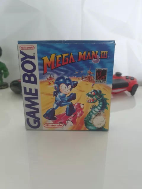 Nintendo Gameboy Mega Man III Game Boy Ovp Mega Man Spiel CIB PAL SAMMLER