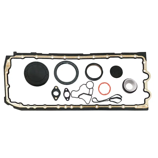 Oil Pan Gasket Set w/ Oil Cooler Seal for BMW M135i 335i 435i 535i X5 X6 N55 N54