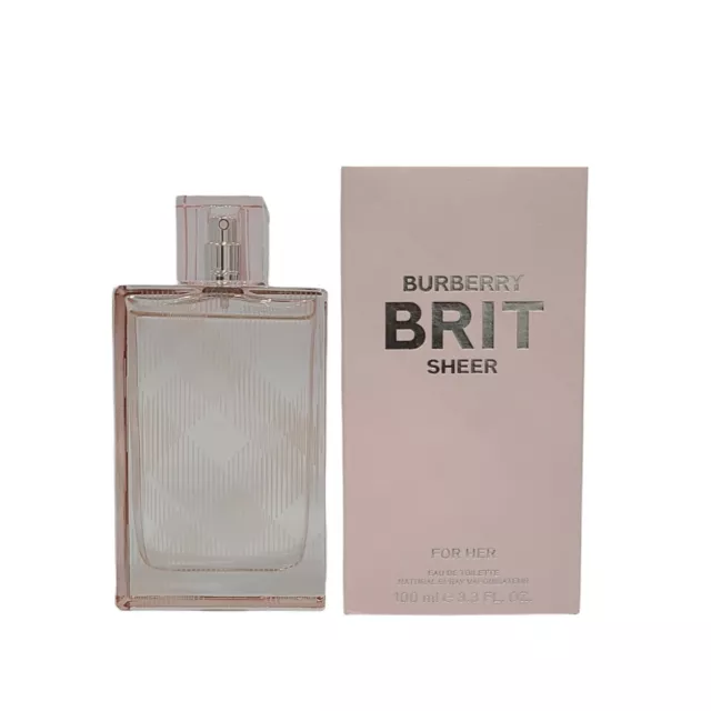 Burberry Brit Sheer 3.3 oz / 100 ml Eau De Toilette Spray For Her