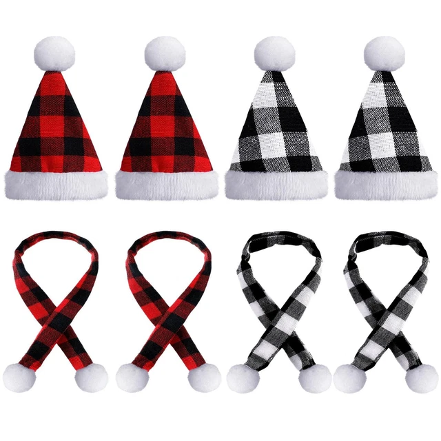 3 PCS - Cat Santa Hat with Jingle Bells Collar & Bow Tie Christmas Costume Set - Adjustable Xmas Outfit for Pets | Buy Now with Express International Delivery