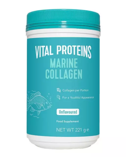 Vital Proteins Marine Kollagen nicht aromatisiert Nahrungsergänzungsmittel Pulver 221g