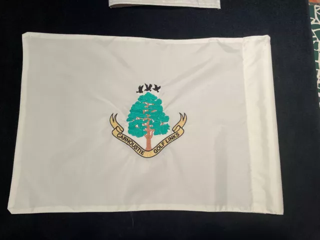 Carnoustie Golf Links Scotland pin flag