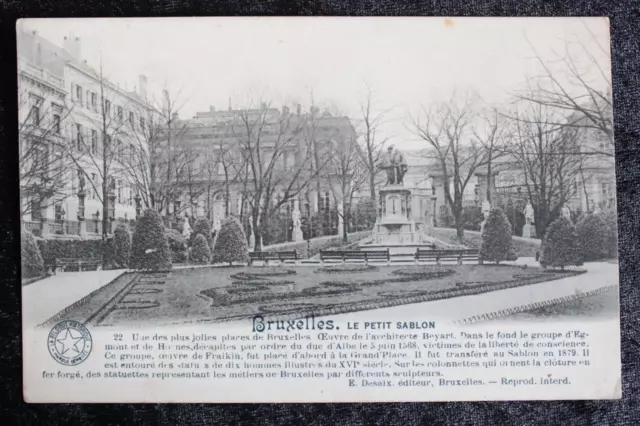 Postkarte Ansichtskarte Lithografie Belgien Brüssel (M)