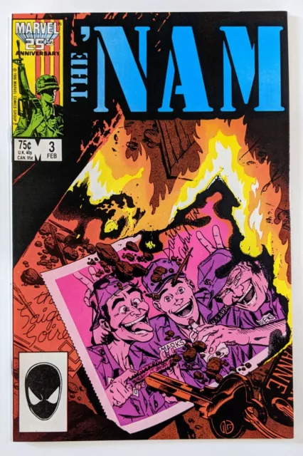 THE 'NAM 3 Marvel Comic 1987 Copper Age Nam