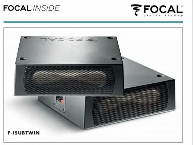 Focal Inside ISUB TWIN Subwoofer Paar Untersitz Passiv Subwoofer 2 x 200 Watt