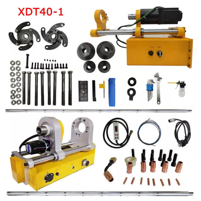 XDT40-1 Line Boring Hole Drilling Machine & Auto Rotary Inner Boring Welder 110V