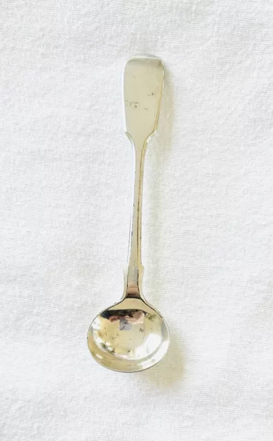 Antique Silver Plate Salt Spoon John Round & Son Collectable