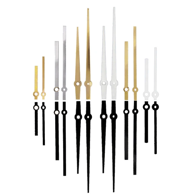 Kit Horloger LUSEE 2 Piu00e8ces Mu00e9canisme De Mouvement D'Horloge Avec 5 Paires Diffu00e9rentes Horloge Aiguilles En Mecanisme Horloge Pile