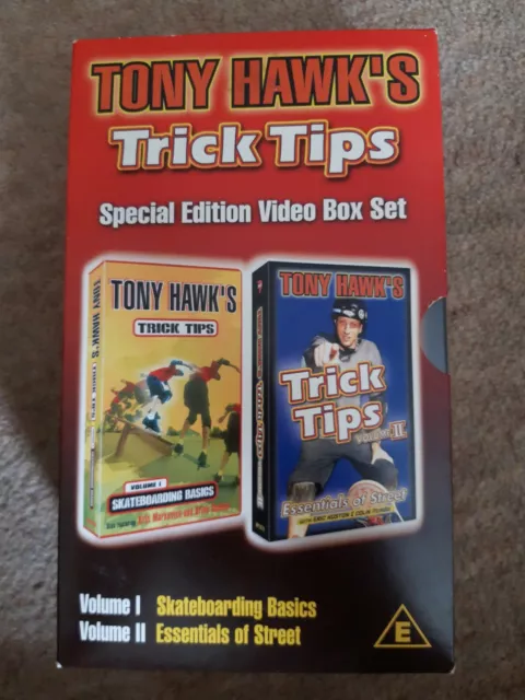 Tony Hawks Trick Tips Vhs Box Set (Vol1 X Vol2)