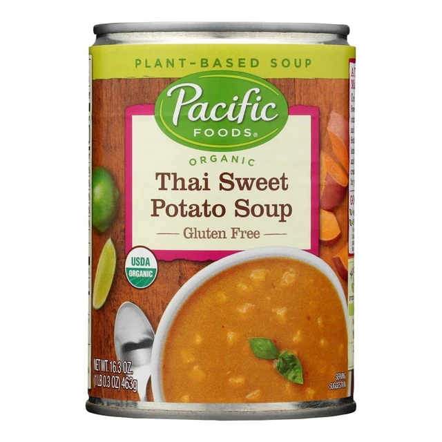 Pacific Foods - Soup Thai Sweet Potato Case of 12-16.3 OZ