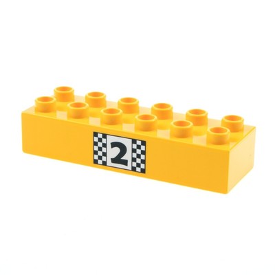 Orange Schütte Chemin 4255186 Duplo 1x Lego Duplo Piste Entonnoir 2x4 Chien de Garde 